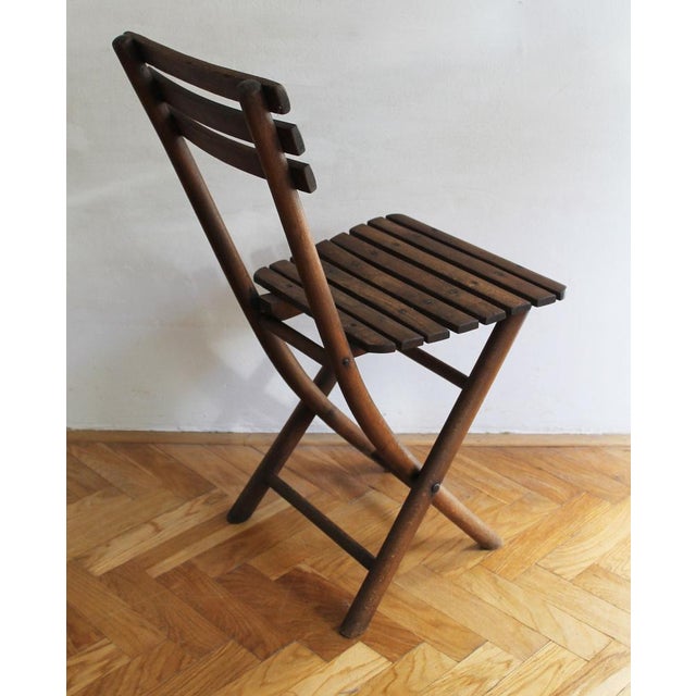 Folding Garden Chair from Thonet, 1920s For Sale - Image 4 of 12