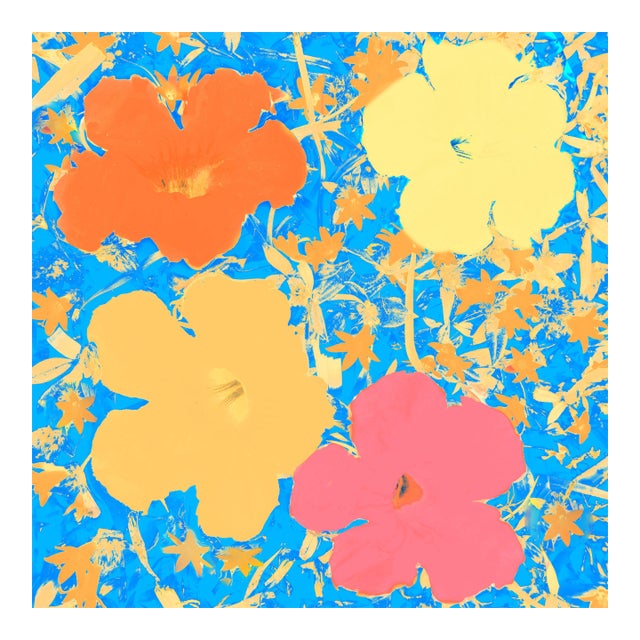 Karin Elmers “Second Hand Flowers Homage to Warhol No. 24”Ltd. Edition Print For Sale
