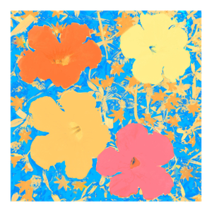 Karin Elmers “Second Hand Flowers Homage to Warhol No. 24”Ltd. Edition Print