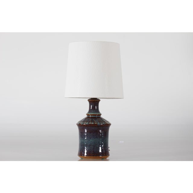 Danish Ceramic Table Lamp from Søholm, 1960s For Sale - Image 12 of 12