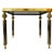 Vintage Brass Side Table in Black Smoked Glass, 1960s For Sale - Image 4 of 9