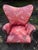 Pair of 1940s Attributed Grosfeld House French Wingback Chairs With Original Fabric For Sale - Image 11 of 12