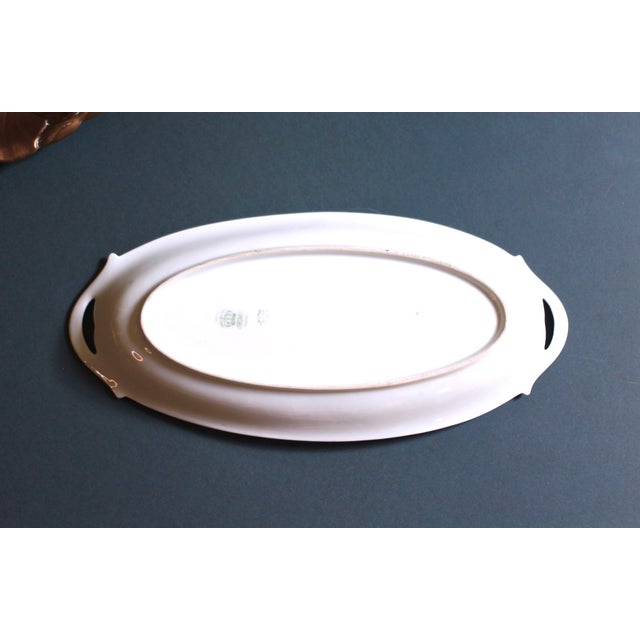 Ceramic 19th Century Limoges Handpainted Dish With Poppies For Sale - Image 7 of 7