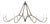 Medium Belfair Chandelier by Lowcountry Originals For Sale
