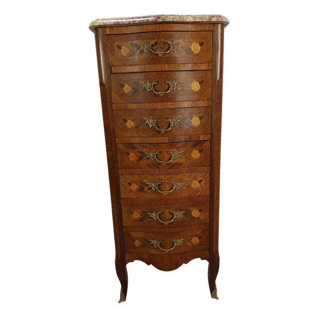 Louis XV Style Chiffonier, 1950s For Sale