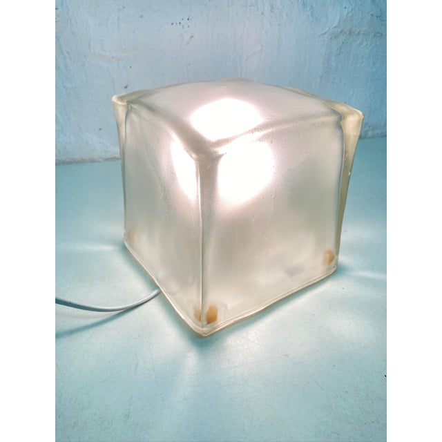 Ikea Iviken Glass Ice Cube Lamp from Ikea, 1990s For Sale - Image 4 of 11