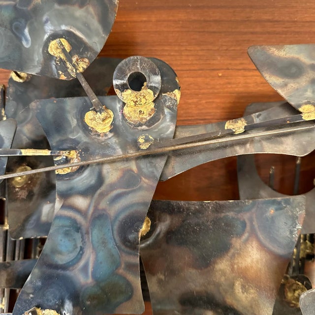 Maggie Milano Metal Sculpture 60s For Sale - Image 10 of 12