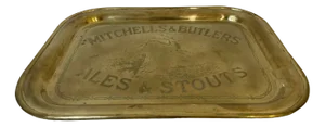 Brass Tray by Mitchells & Butlers Ales & Stouts, 1950s
