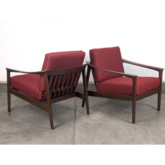 Pair of Mid Century Modern 'Monterey' Lounge Chairs by Folke Ohlsson for Dux For Sale - Image 11 of 18