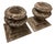 1990s Pair of Vintage Cast Stone Campagna-Style Garden Urns For Sale - Image 5 of 12