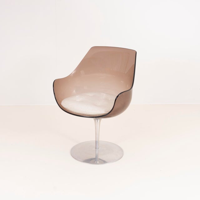 Metal Champagne Chair by Estelle and Erwin Laverne, 1970s For Sale - Image 7 of 12