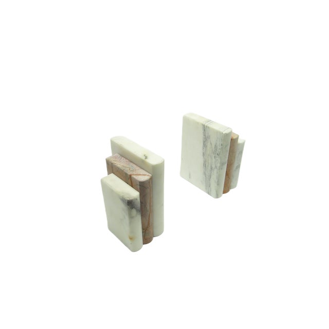 Art Deco Marble Bookends, Germany, 1930s, Set of 2, in Very Good conditions. Designed 1920 to 1949