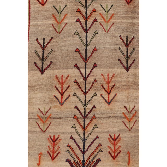 Vintage Persian Gabbeh Rug, Minimalist Tree of Life Pattern - Rug & Kilim For Sale In New York - Image 6 of 10