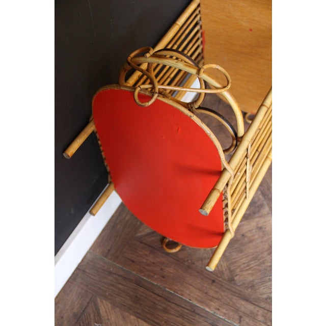 Vintage Bamboo and Rattan Bar, 1950s For Sale - Image 15 of 17