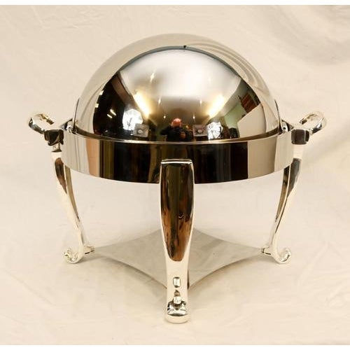 Silver Plate Chafing Dish, Sheffield For Sale - Image 14 of 15