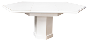 Extendable Dining Table in White Lacquered Wood by Mario Sabot, 1980s