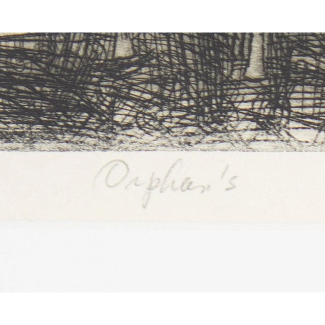 “Orphan’s” Etching by Peter Paone For Sale - Image 4 of 9