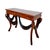 1990s Vintage Carved Swag Wood Console Table For Sale - Image 5 of 13