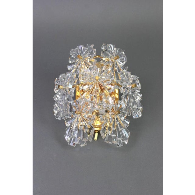 Kinkeldey German Crystal Sconces by Kinkeldey, 1970s, Set of 2 For Sale - Image 4 of 7