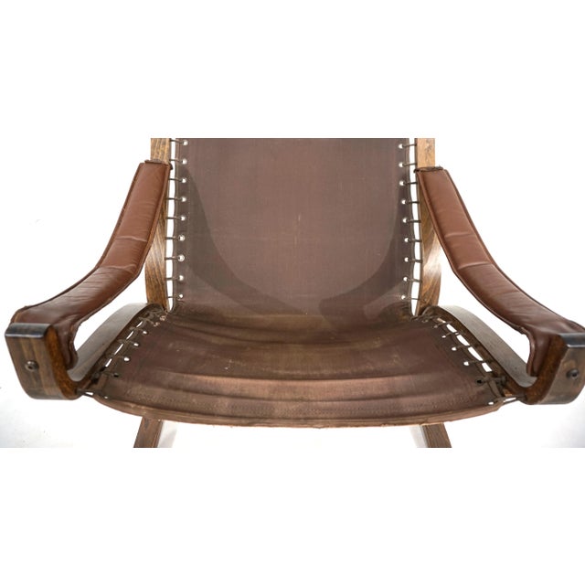 Siesta Lounge Chair in Leather by Ingmar Relling for Westnofa, 1960 For Sale - Image 10 of 17