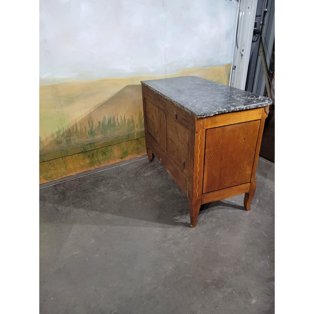 Small Louis Xvi Chest of Drawers in Cherry Wood For Sale - Image 11 of 13