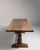 1970s French Brown Oak Refectory Table For Sale - Image 9 of 15