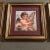 Hollywood Regency Gallery Wall Collection-3 Small Angels Playing Instruments Vintage Framed Prints For Sale - Image 3 of 6