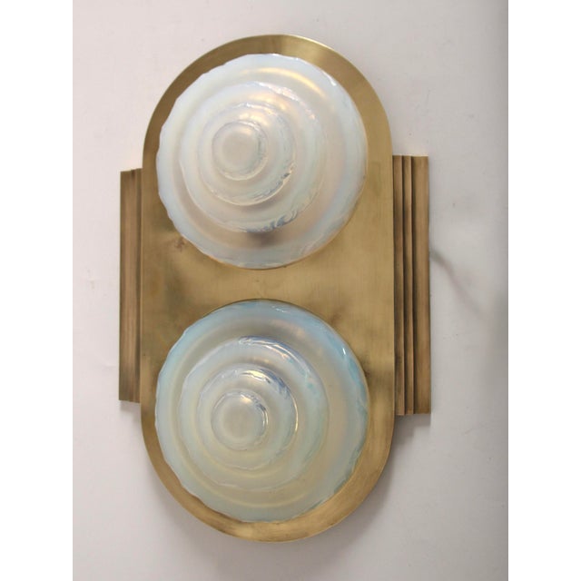 Wall Lights attributed to Atelier Petitot, 1930s, Set of 2 For Sale - Image 6 of 13