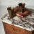 Circa 1920s Belgian Louis XVI Style Marble Top Bedside Tables (Set of 2) For Sale - Image 10 of 12