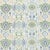 Sample- Schumacher Elizia Ikat Fabric in Green & Blue For Sale