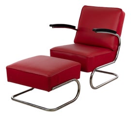 Example of Bauhaus Chair and Ottoman Sets