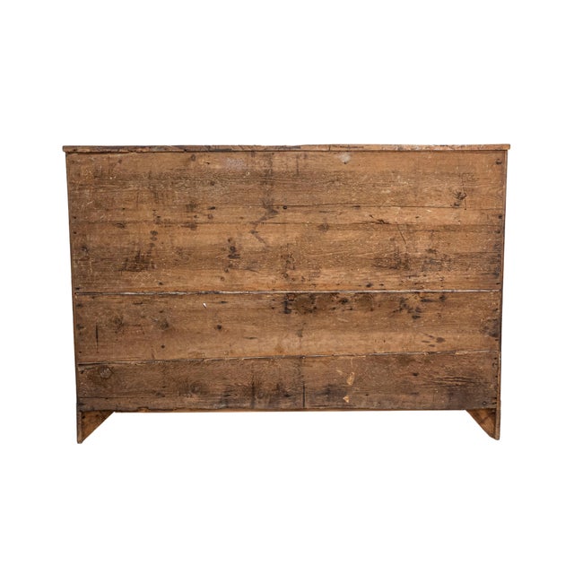 19th Century Italian 19th Century Walnut Credenza with Diamond Motifs and Rounded Sides For Sale - Image 5 of 12