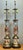Vintage Italian Eglomise Rose Lamps - A Pair For Sale - Image 9 of 12