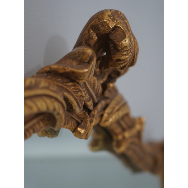 Friedman Brothers Large Louis XV Gold Gilt Wall Mirror For Sale - Image 11 of 13