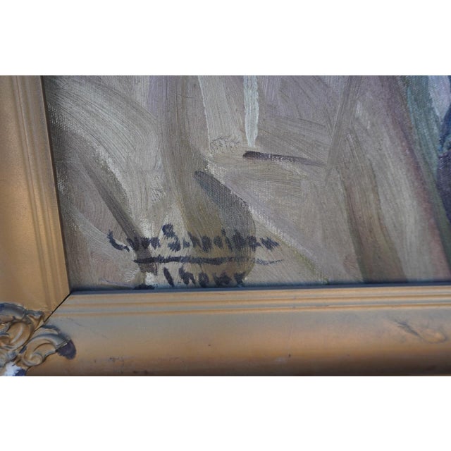 Early 20th Century Early 20th Century Self Portrait by Ivan Schneider, Oil on Canvas For Sale - Image 5 of 7