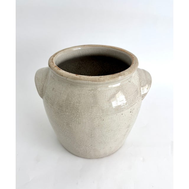 Traditional French stoneware confit pot dating from the mid-19th C to the 1920s. These were used for preserving meat such...