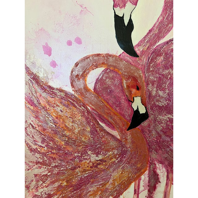 Paint Palm Beach Flamingos - Designed by Cheryl P. Kohloff For Sale - Image 7 of 7