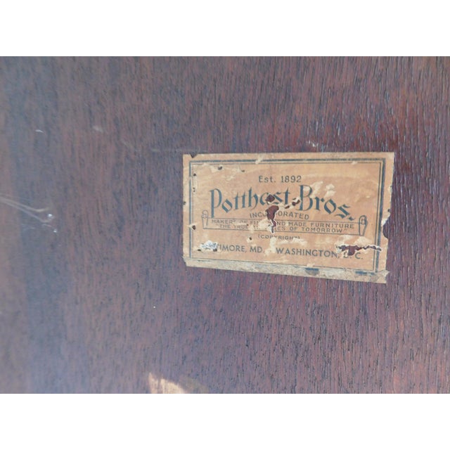 Potthast Federal Style Mahogany Inlay Corner Cabinet For Sale - Image 14 of 17