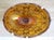 Amber Vintage l.e. Smith Heritage Amber Carnival Glass Oval Pedestal Compote Bowl For Sale - Image 8 of 13