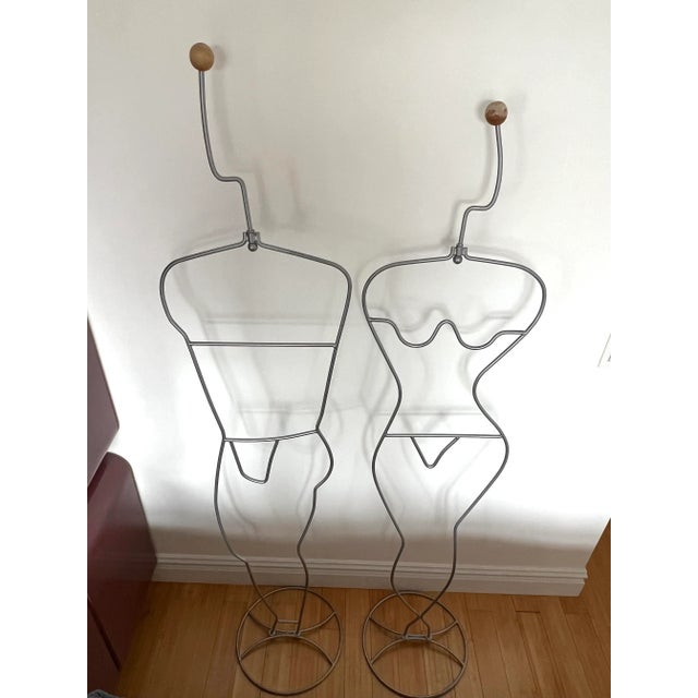 1990s Ikea Man and Woman Coat Racks - a Pair For Sale - Image 10 of 10