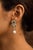 Bochic “Orient” Vintage Emerald, Topaz & Pearl Earrings Set 18K Gold & Silver Natural Multi Color Gems and Pearls Emeralds...