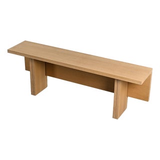 Cerused Wood Console Extending into Dining Table, 1990s For Sale