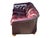 1980s Classic Oxblood Leather English Club Sofa With Tufted Back & Brass Trim For Sale - Image 4 of 11
