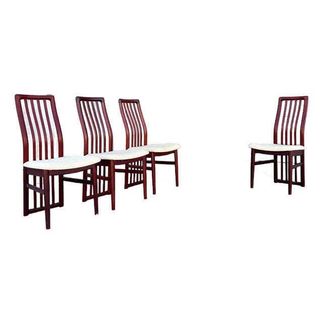 1960s Danish Modern Rosewood Dining Chairs by Skovby Møbelfabrik For Sale