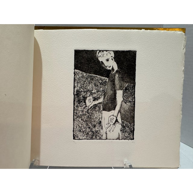 Artist Book Signed 4/8 Original Prints & Poetry Brass Cover Sarah Lawrence College 1998 For Sale - Image 14 of 18