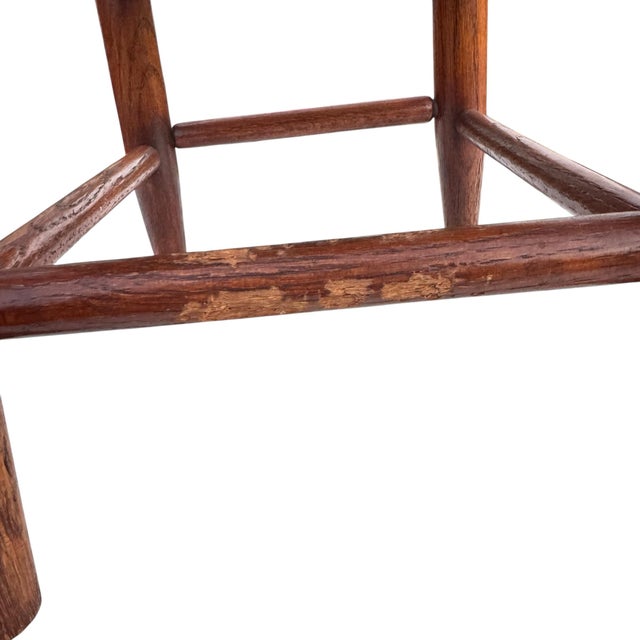 Primitive Shaker Splint Cane Footstool For Sale - Image 4 of 7