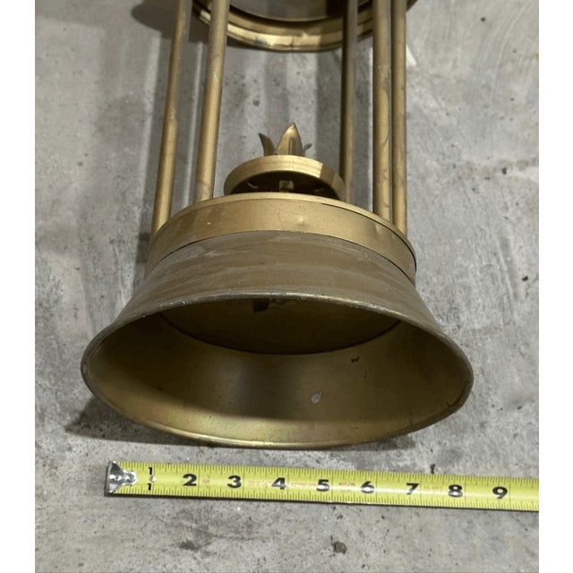 Vintage Mid Century Style Copper Lantern Candle Holder For Sale In Pittsburgh - Image 6 of 6