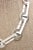 Silver Vintage Sterling Silver Circle and Rectangle Modernist Link Chain Necklace, 1960's For Sale - Image 8 of 8