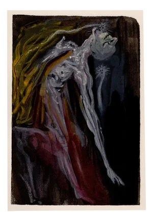 Salvador Dali, The Erinyes, 1964, Original Woodcut