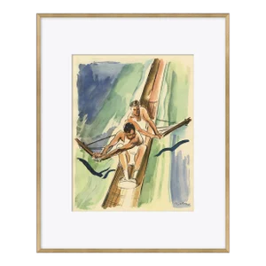Sports & Activities: Crew, Framed Art Print